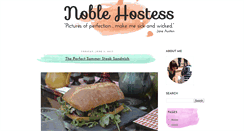 Desktop Screenshot of noblehostess.com